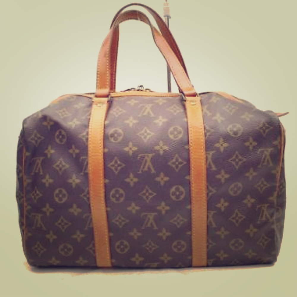 Louis Vuitton Monogram 35 Canvas Weekend Bag